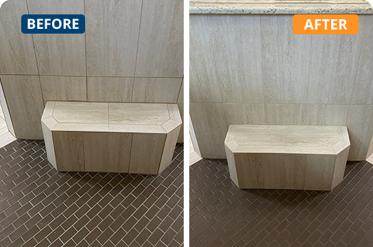 Tile And Grout ColorSeal Before and After Services